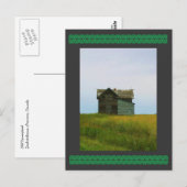 Foto van Old Homestead Saskatchewan Briefkaart (Voorkant / Achterkant)