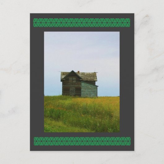 Foto van Old Homestead Saskatchewan Briefkaart (Voorkant)