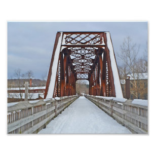 Foto van Old Railroad Bridge Afdruk