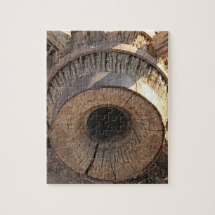 Foto van Old West Wagon Wheel Legpuzzel