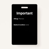 Foto van onderliggende identificatie: zwart badge (Achterkant)