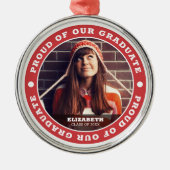 Foto van ons Afstuderen 20XX Afstuderen Metalen Ornament (Voorkant)