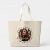 Foto van ons Afstuderen 20XX Simple Afstuderen Grote Tote Bag (Achterkant)