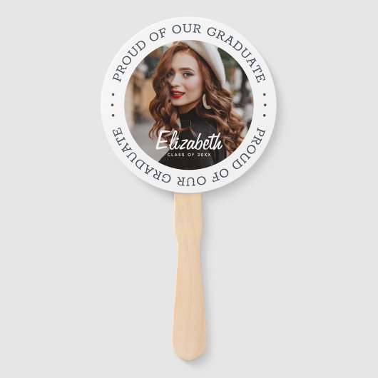 Foto van ons Afstuderen 20XX Simple Afstuderen Handwaaier (Achterkant)