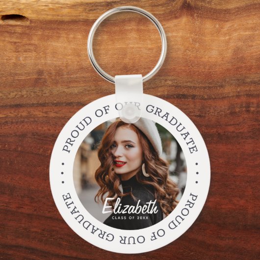 Foto van ons Afstuderen 20XX Simple Afstuderen Sleutelhanger (Voorkant)