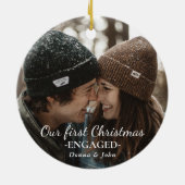 Foto van ons eerste kerstcadeautje met whimsical-s keramisch ornament (Achterkant)