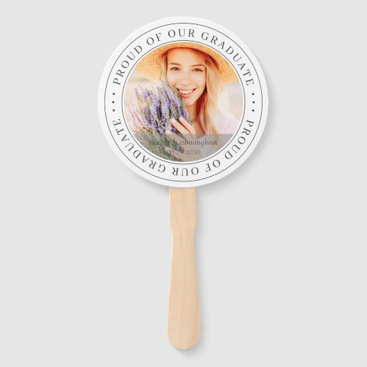 Foto van onze Afstuderen 20XX Moderne Afstuderen f Handwaaier (Achterkant)