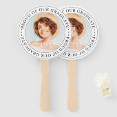 Foto van onze Afstuderen 20XX Moderne Afstuderen f Handwaaier (Voorkant en achterkant)