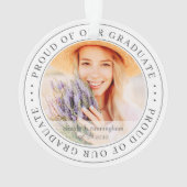 Foto van onze Afstuderen 20XX Moderne Afstuderen f Ornament (achterkant)