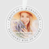 Foto van onze Afstuderen 20XX Moderne Afstuderen f Ornament (voorkant)