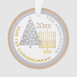 Foto van onze eerste Chrismukkah Chic Keepomwille  Ornament