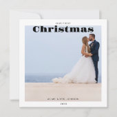 Foto van onze eerste kerstfeestdag Kaart (Voorkant)