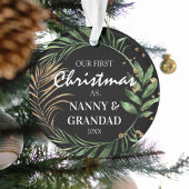 Foto van onze eerste kerstmis | Grootouders Ornament