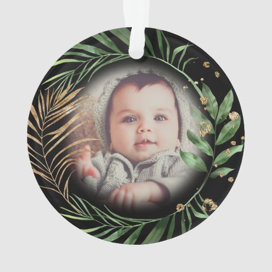 Foto van onze eerste kerstmis | Grootouders Ornament (achterkant)