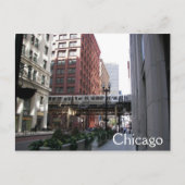 Foto van oprit van Chicago met verhoogde lading Briefkaart (Voorkant)