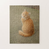 Foto van Oranje Kitten Legpuzzel (Verticaal)