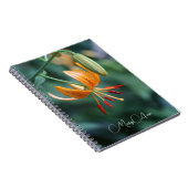 Foto van Oranje tijger Lily Notitieboek (Rechterzijde)