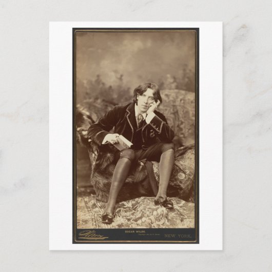 foto van Oscar Wilde Postard Briefkaart (Voorkant)