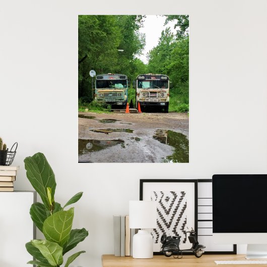 Foto van oude scholen poster (Thuiskantoor)