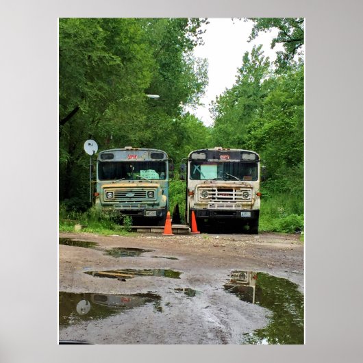 Foto van oude scholen poster (Voorkant)