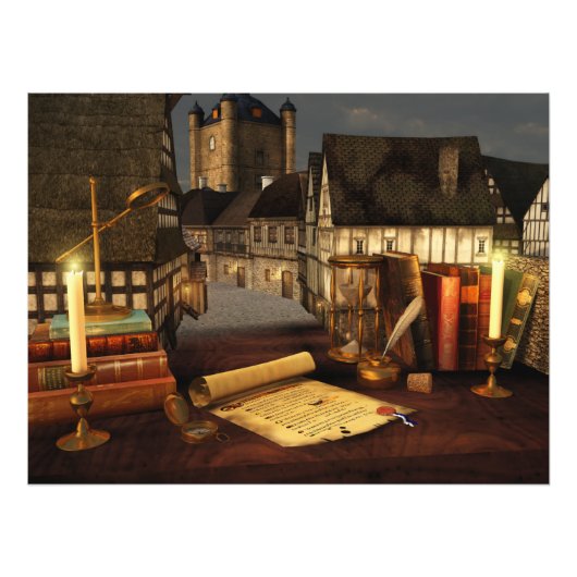 Foto van oudere horizons afdruk (Voorkant)