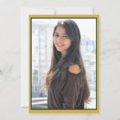 Foto van ouders | Goudzeemacht Afstuderen kondigt Aankondiging (Achterkant)