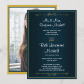 Foto van ouders | Goudzeemacht Afstuderen kondigt Aankondiging (Voorkant / Achterkant)