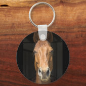 Foto van paardengezicht sleutelhanger (Voorkant)