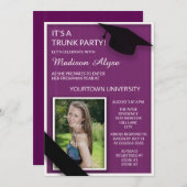 Foto van Paarse College Trunk Kaart (Voorkant / Achterkant)