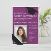 Foto van Paarse College Trunk Kaart (Staand voorkant)