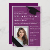 Foto van Paarse College Trunk Kaart (Voorkant / Achterkant)