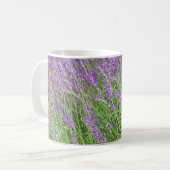Foto van Paarse lavender Flowers Koffiemok (Voorkant links)