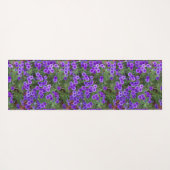 Foto van Paarse Phlox-bloemen op een Yogamat (Achterkant (horizontaal))