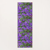 Foto van Paarse Phlox-bloemen op een Yogamat (Achterkant)