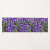 Foto van Paarse Phlox-bloemen op een Yogamat (Voorkant (horizontaal))