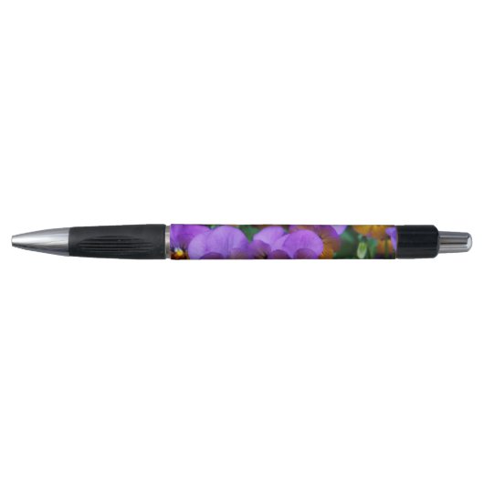 Foto van paarse viooltjes pen (Voorkant)