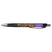 Foto van paarse viooltjes pen (Bodem)