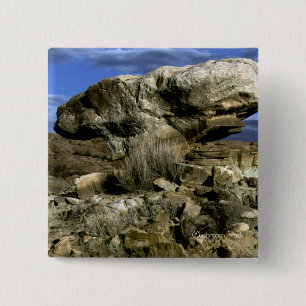 Foto van paddenstoel Rock Vierkante Button 5,1 Cm