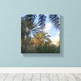 foto van palmboom  canvas afdruk