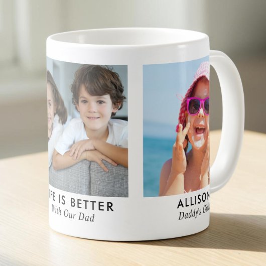 Foto van papa 3 koffiemok