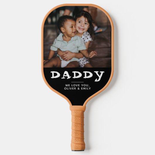 Foto van papa Black Pickleball Paddle (Voorkant)