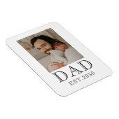 Foto van papa die vader werd  magneet (Rechterzijde)