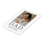 Foto van papa die vader werd  magneet (Linkerzijde)