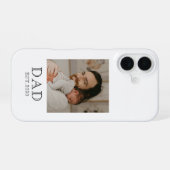 Foto van papa gemaakt iPhone 16 hoesje (Achterkant horizontaal)