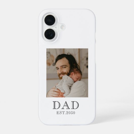 Foto van papa gemaakt iPhone 16 hoesje (Achterkant)