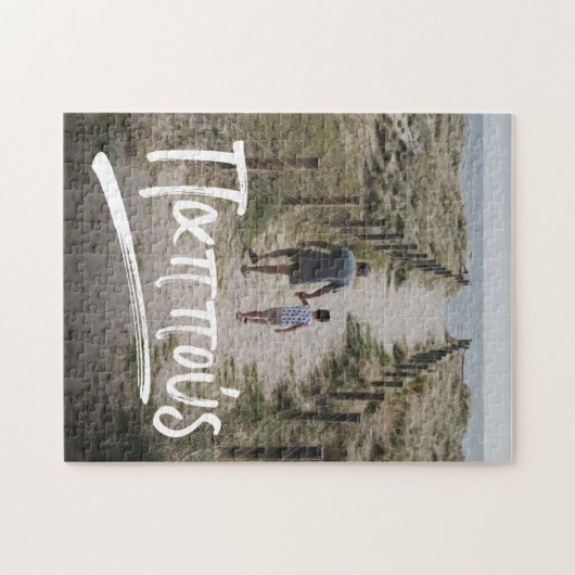 Foto van Pappous Griekse grootvader Legpuzzel (Horizontaal)