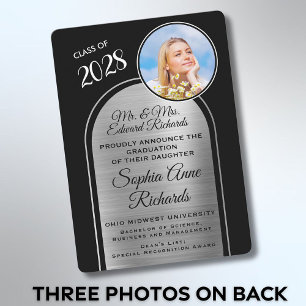 Foto van Parents Black Afstuderen Aankondiging