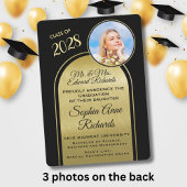 Foto van Parents Black Afstuderen Aankondiging