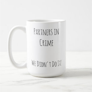 Foto van partner in crime koffiemok