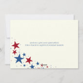 Foto van patriottische feestdag feestdagenkaart (Achterkant)